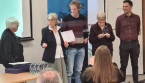 Members receiving the award